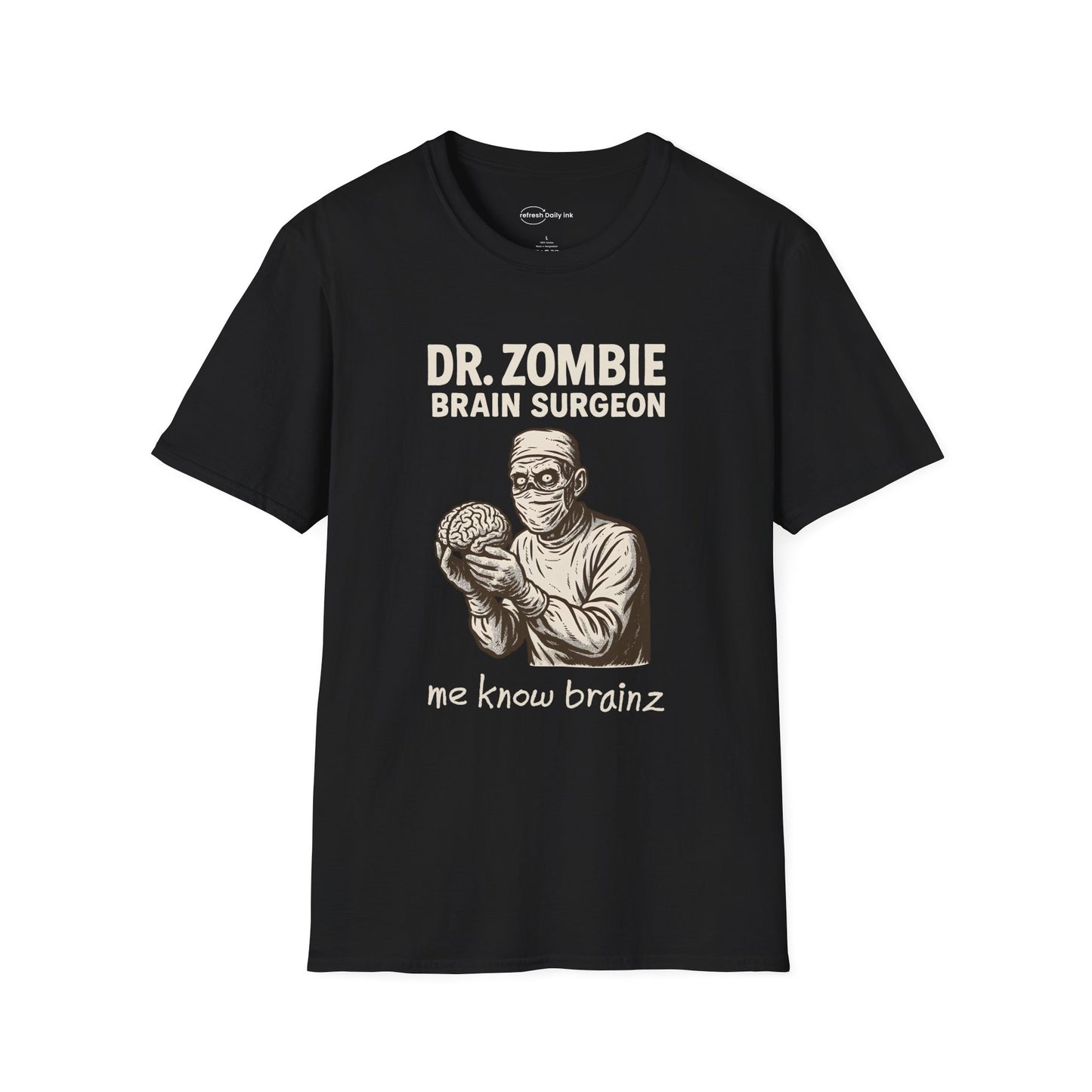 Dr. Zombie Brain Surgeon T-shirt