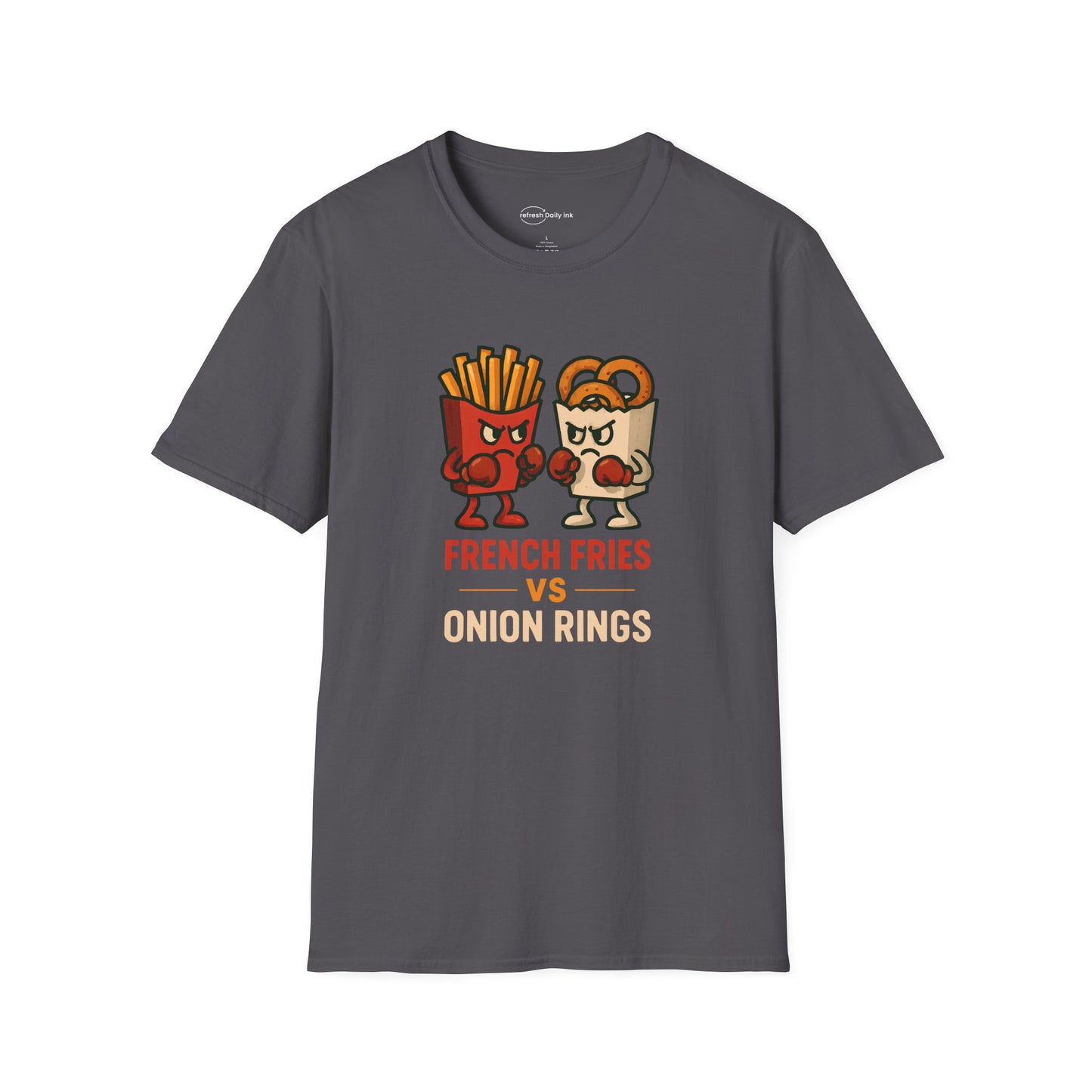 French Fries vs Onion Rings T-shirt