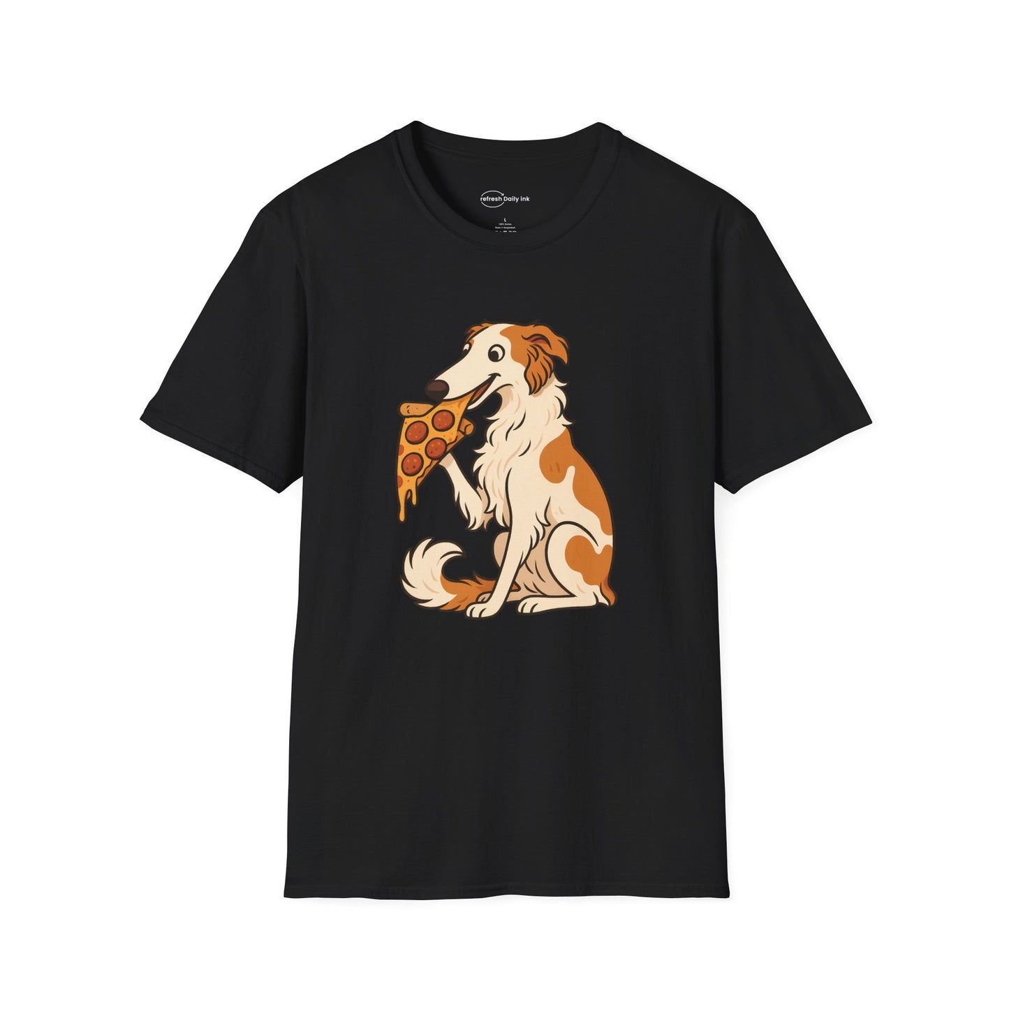 Dog with Pizza T-shirt