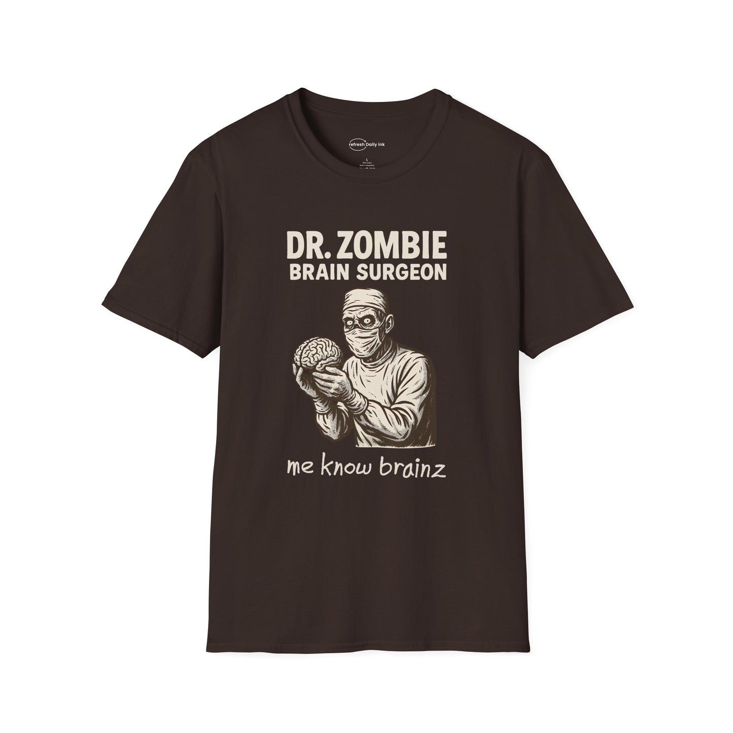 Dr. Zombie Brain Surgeon T-shirt
