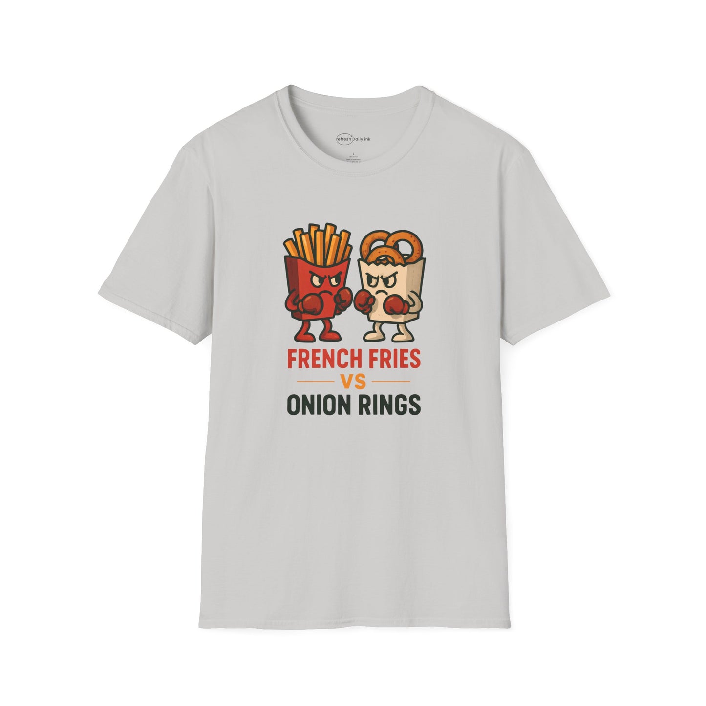 French Fries vs Onion Rings T-shirt