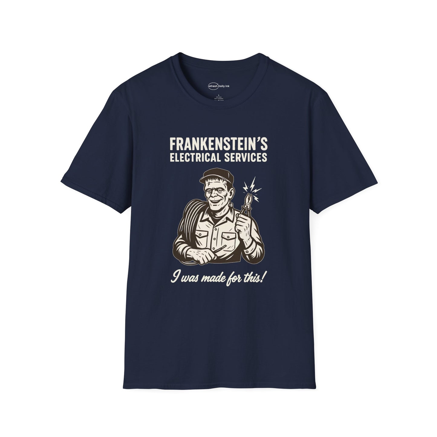 Frankenstein’s Electrical Services T-shirt