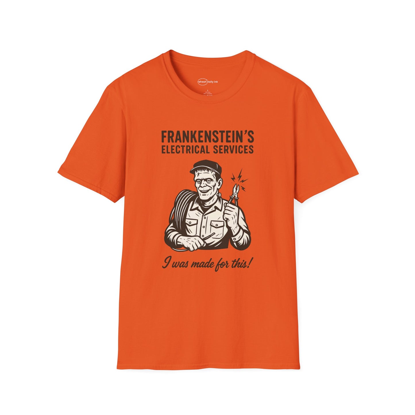 Frankenstein’s Electrical Services T-shirt