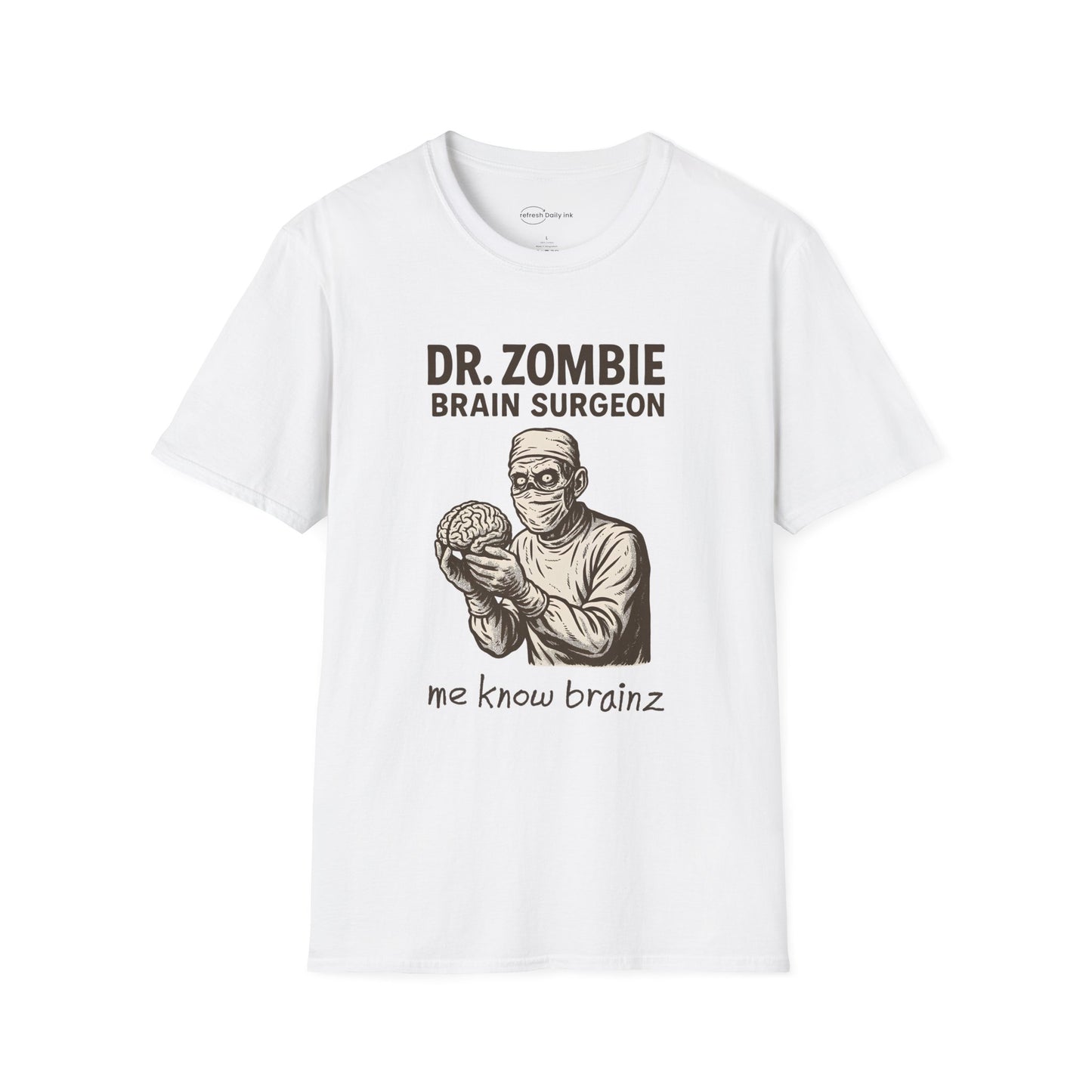 Dr. Zombie Brain Surgeon T-shirt