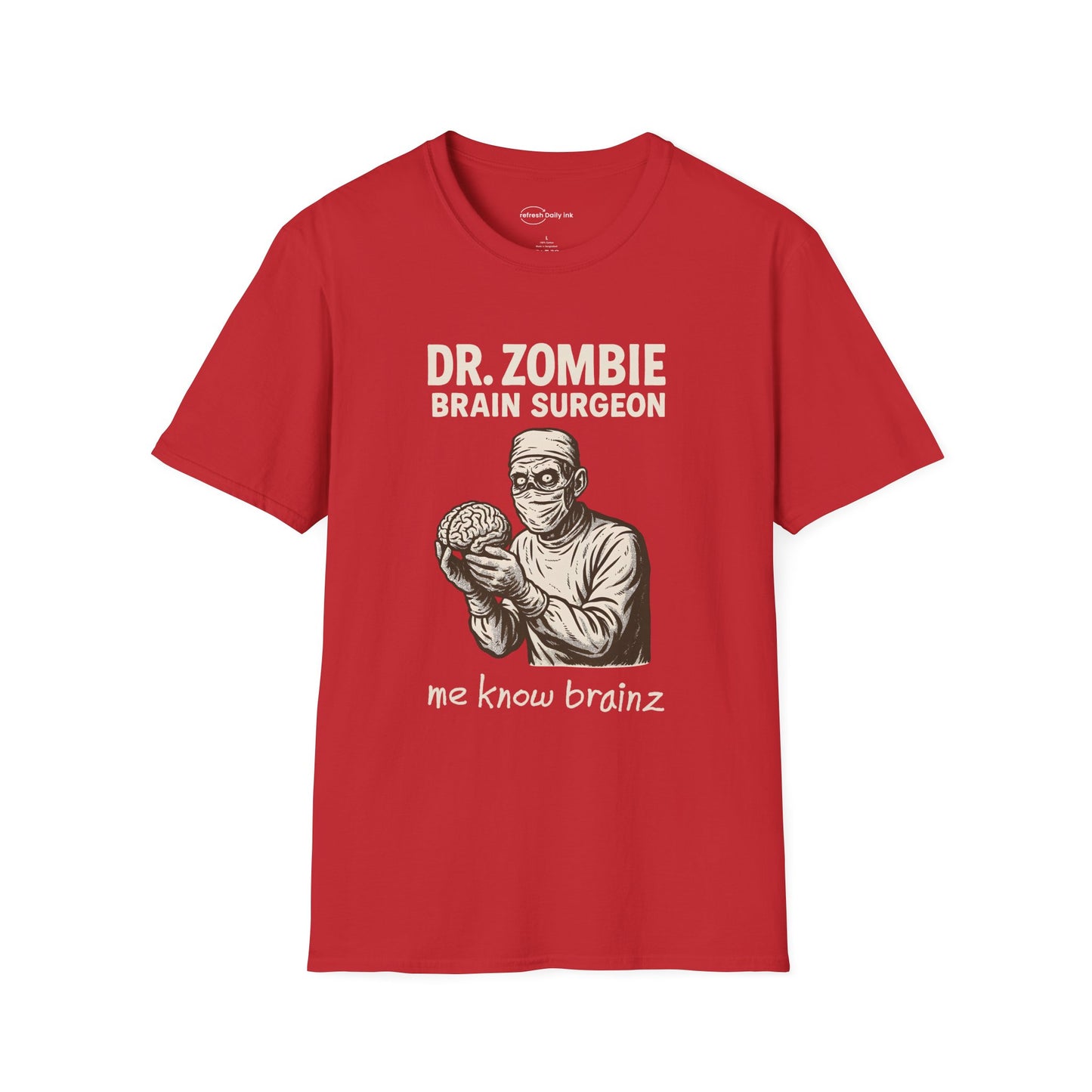 Dr. Zombie Brain Surgeon T-shirt