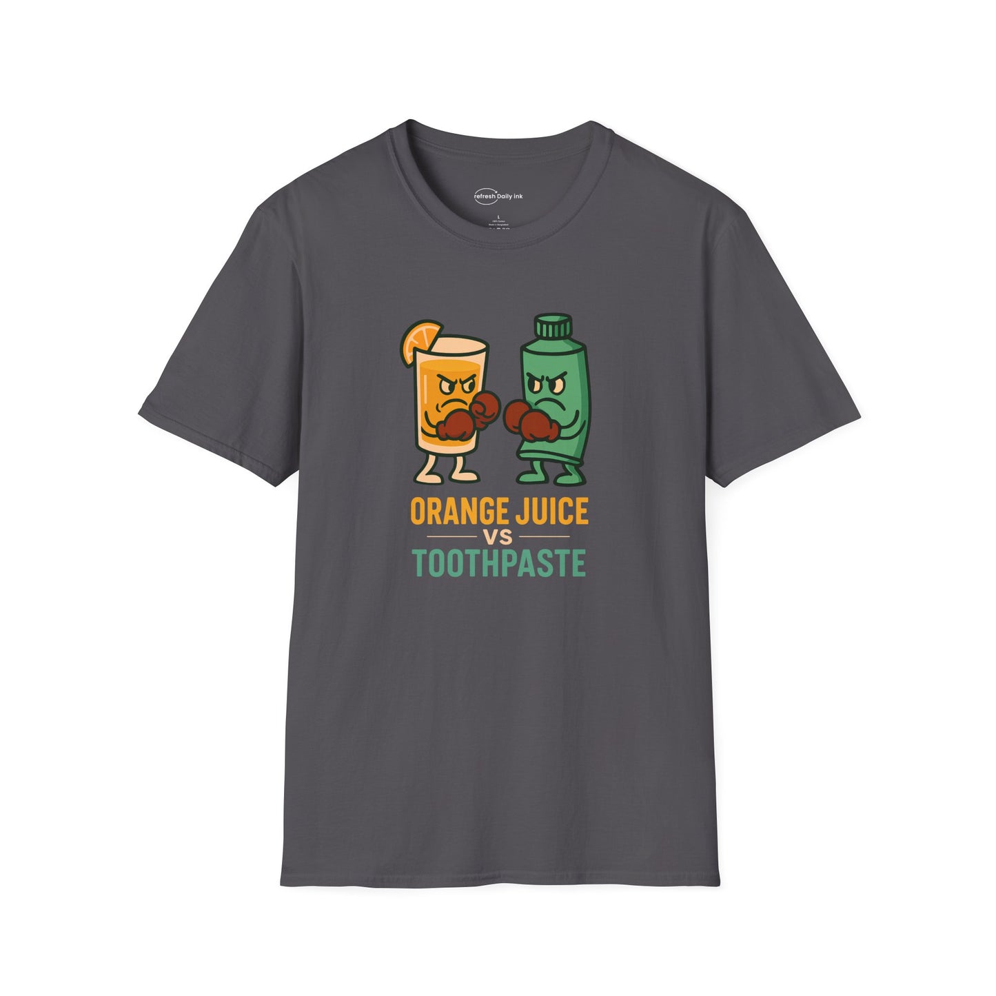 Orange Juice vs Toothpaste T-shirt