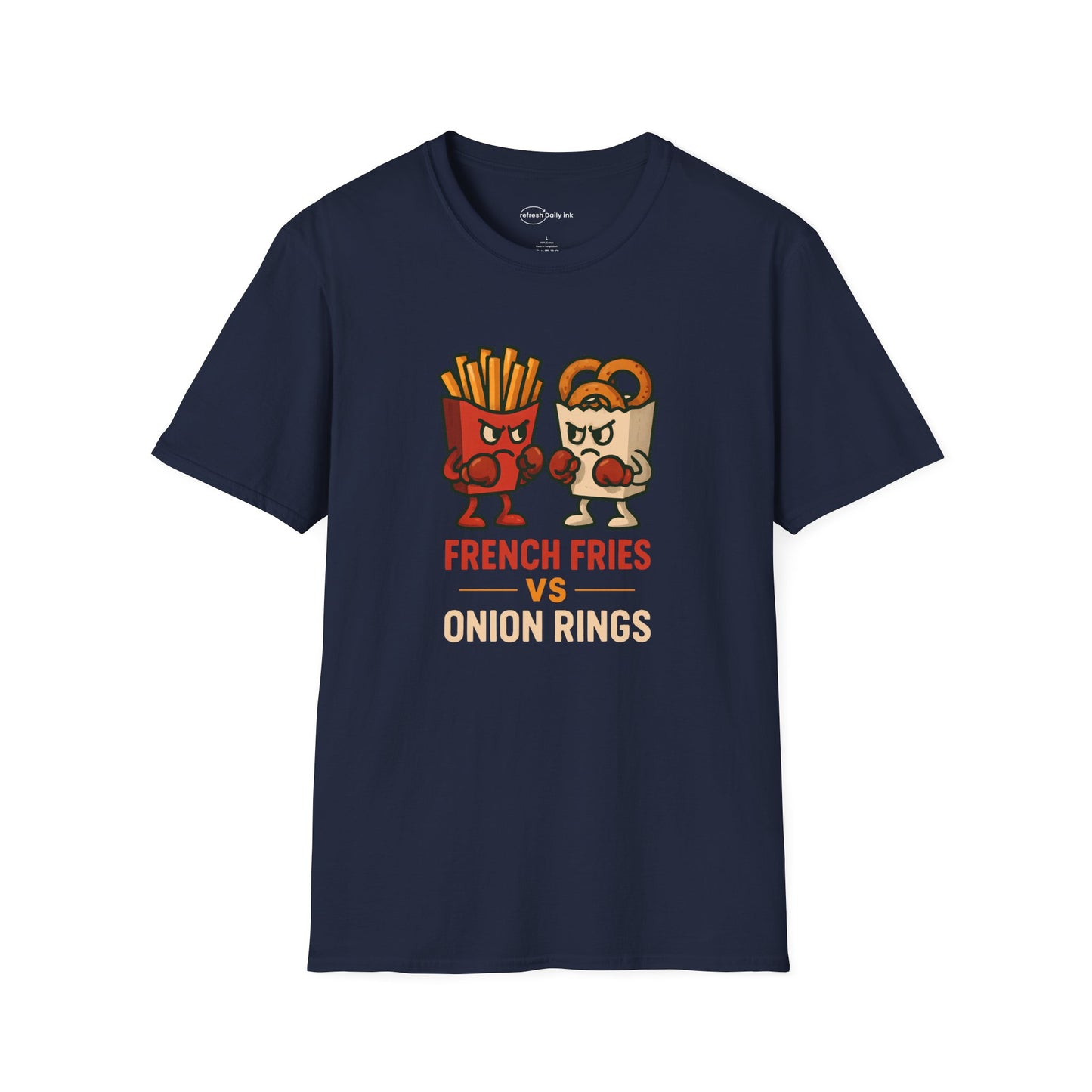 French Fries vs Onion Rings T-shirt