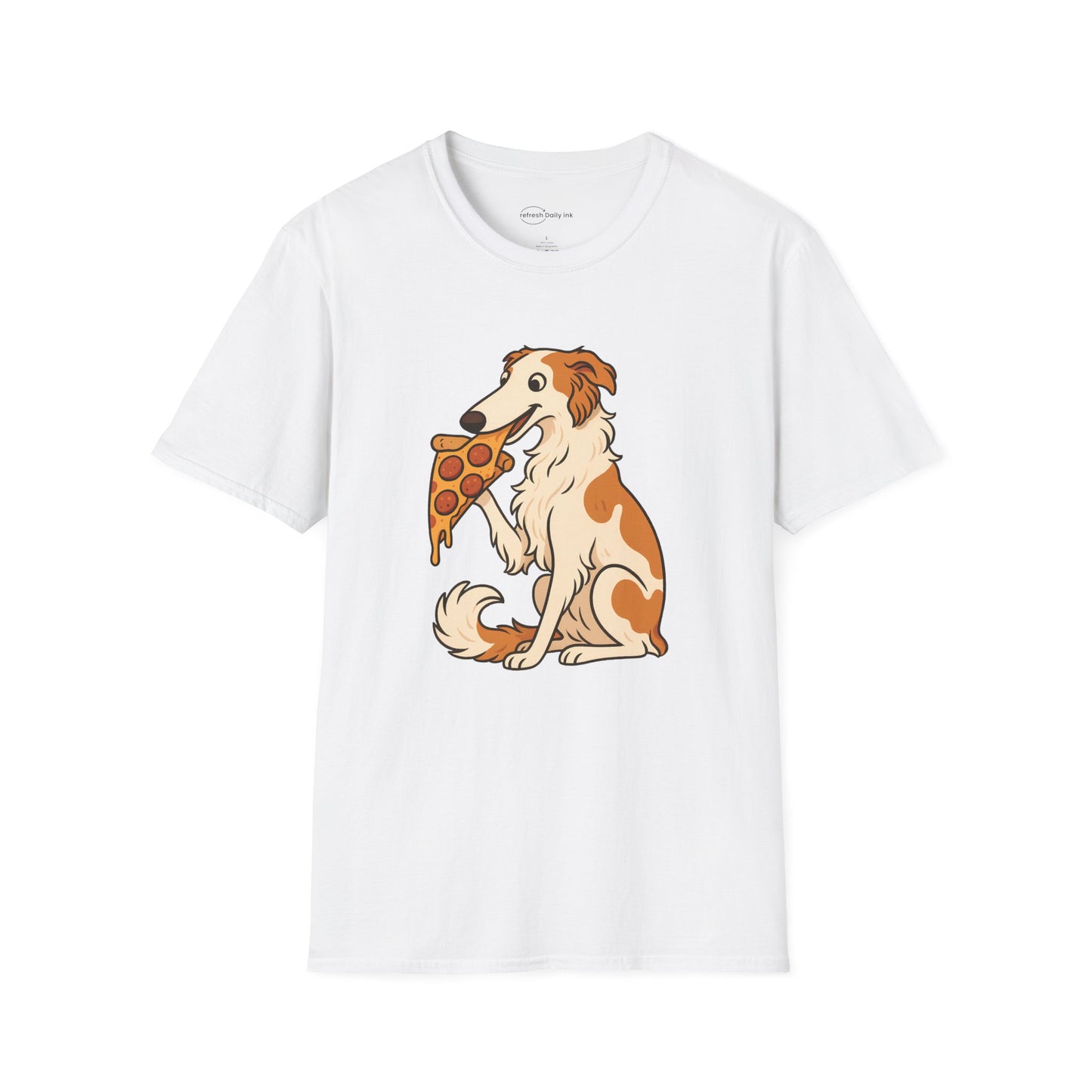 Dog with Pizza T-shirt