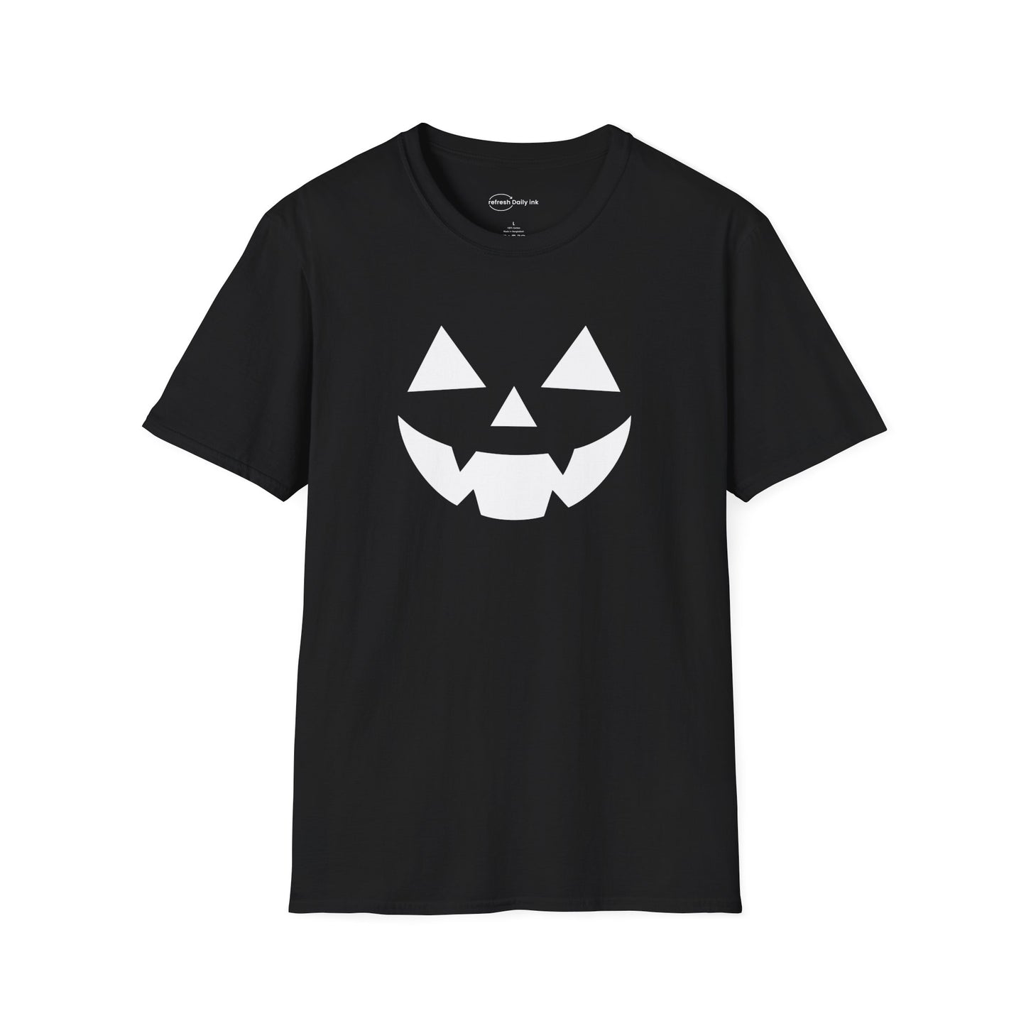 Black or White Jack-o’-lantern Face T-shirt