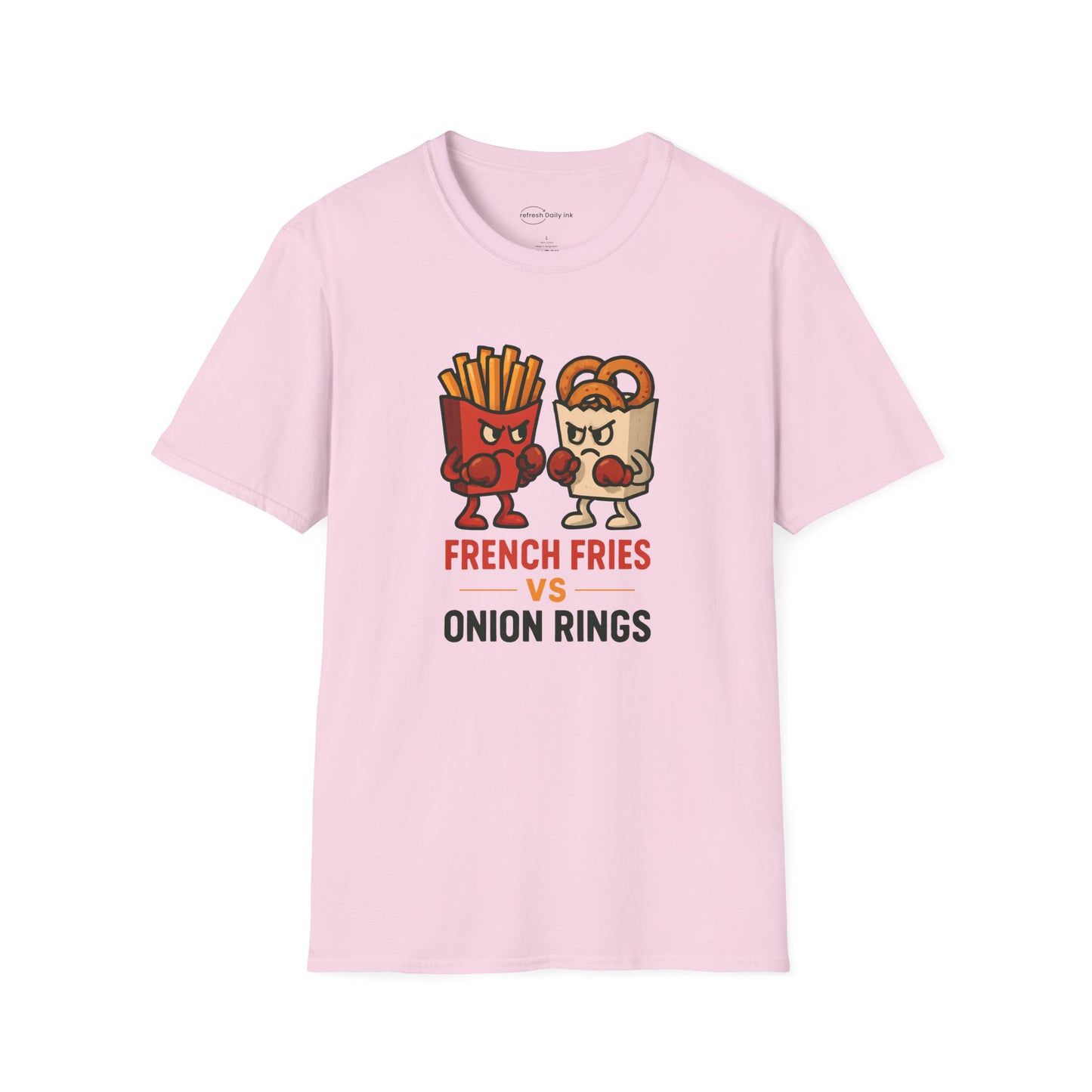 French Fries vs Onion Rings T-shirt