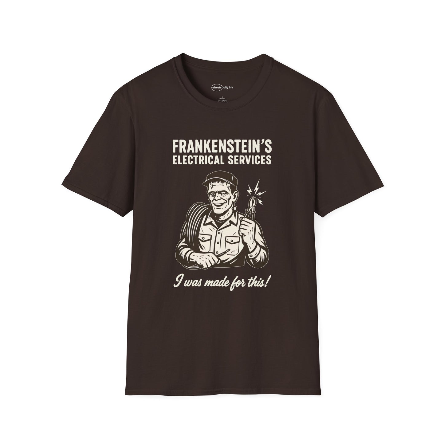 Frankenstein’s Electrical Services T-shirt