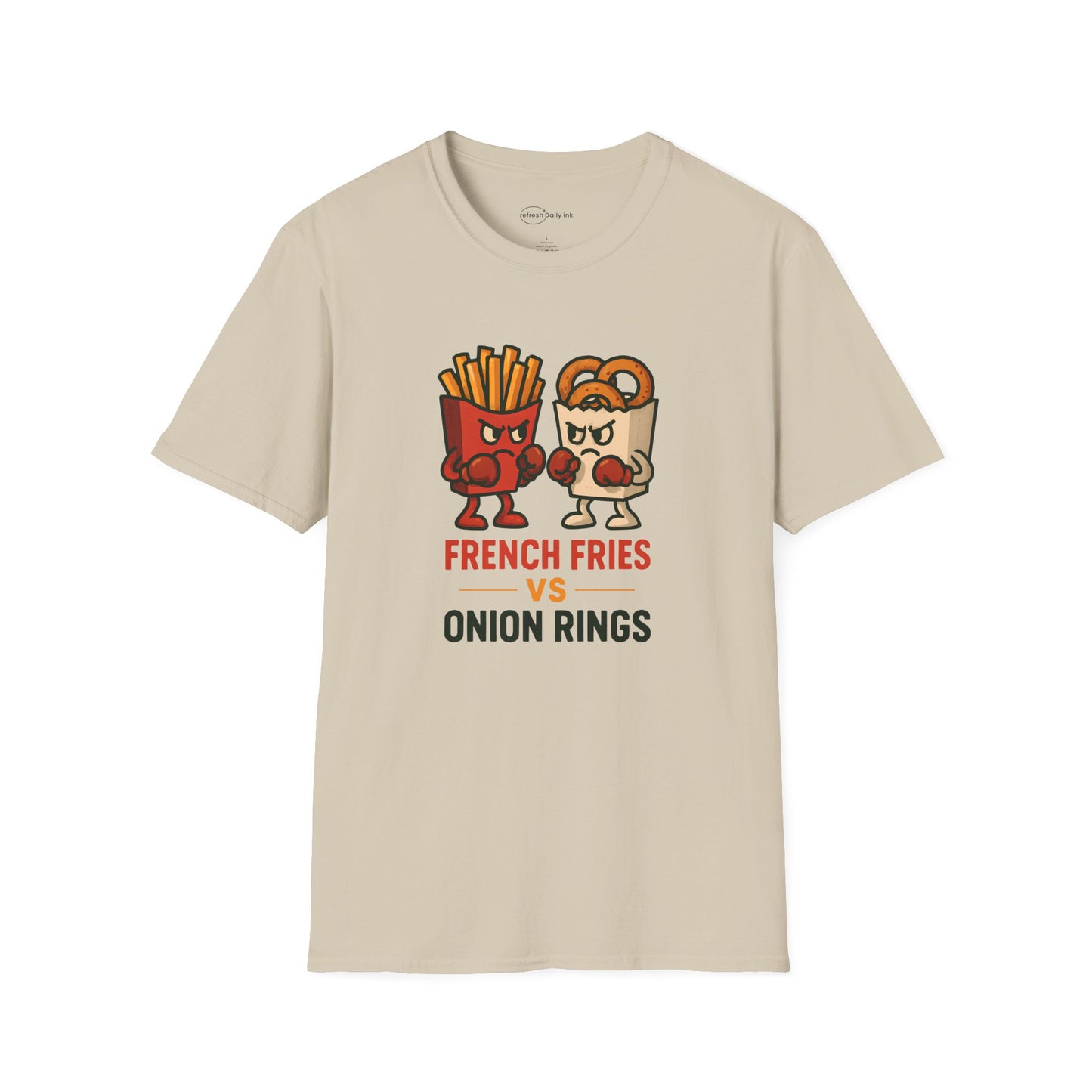 French Fries vs Onion Rings T-shirt