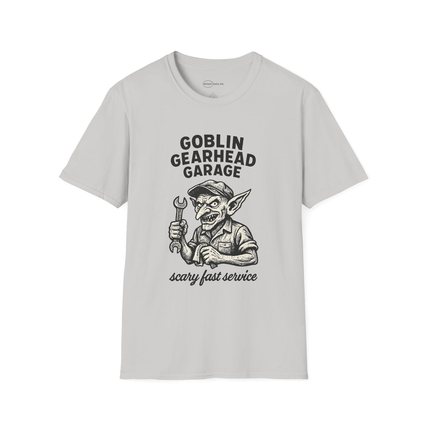 Goblin Gearhead Garage T-shirt