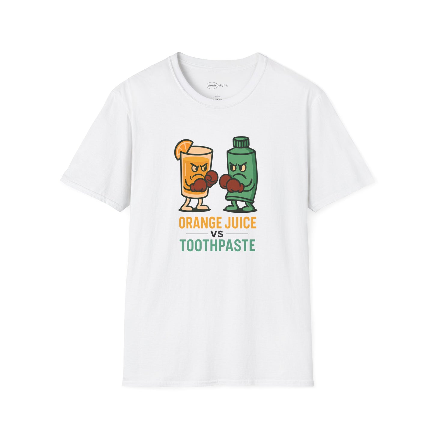 Orange Juice vs Toothpaste T-shirt