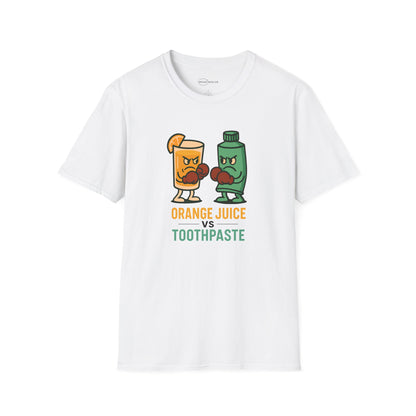 Orange Juice vs Toothpaste T-shirt