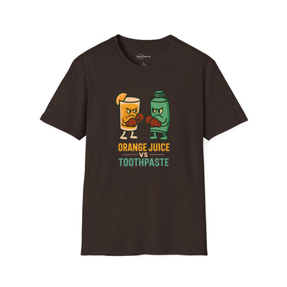Orange Juice vs Toothpaste T-shirt