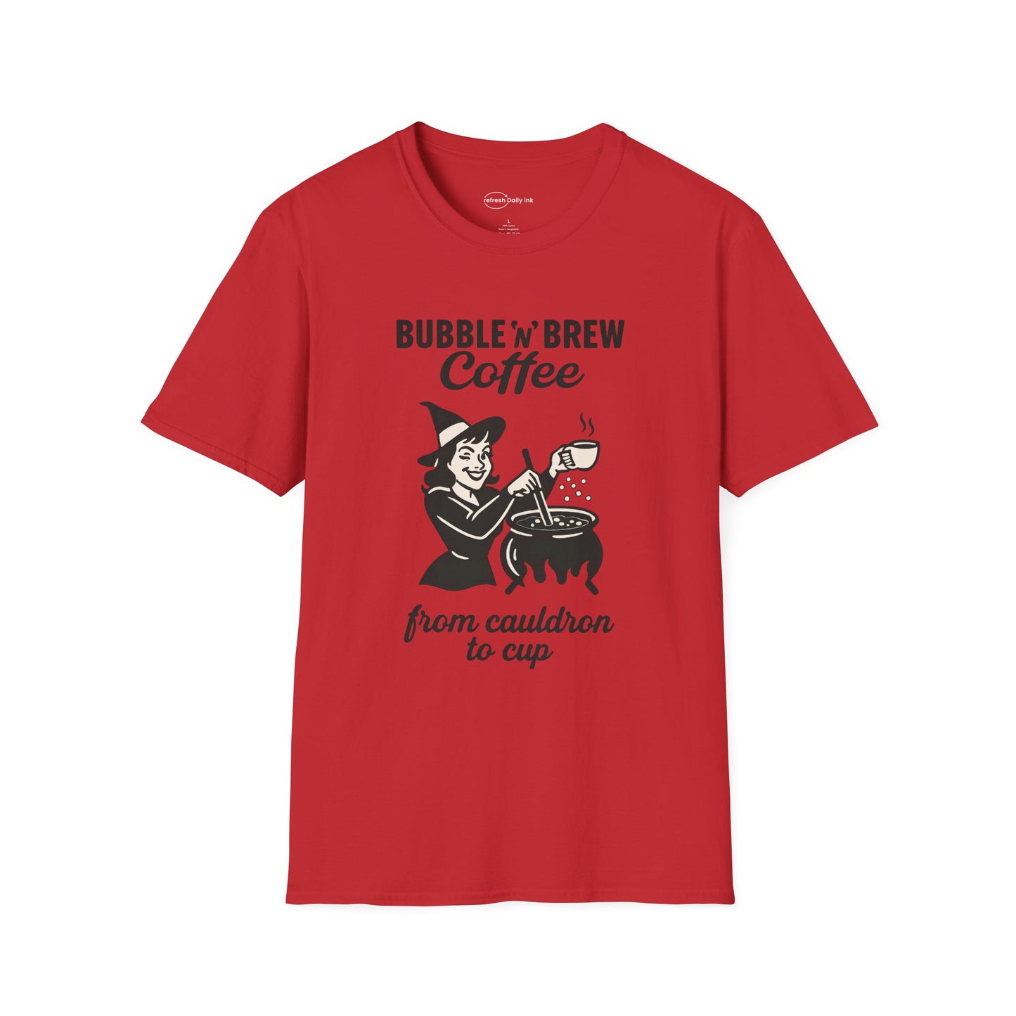 Bubble ‘n’ Brew Coffee Witch T-shirt