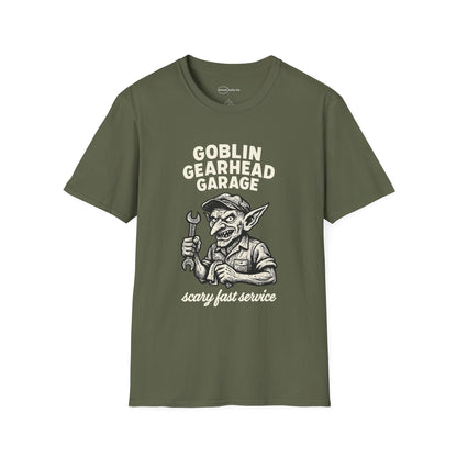 Goblin Gearhead Garage T-shirt