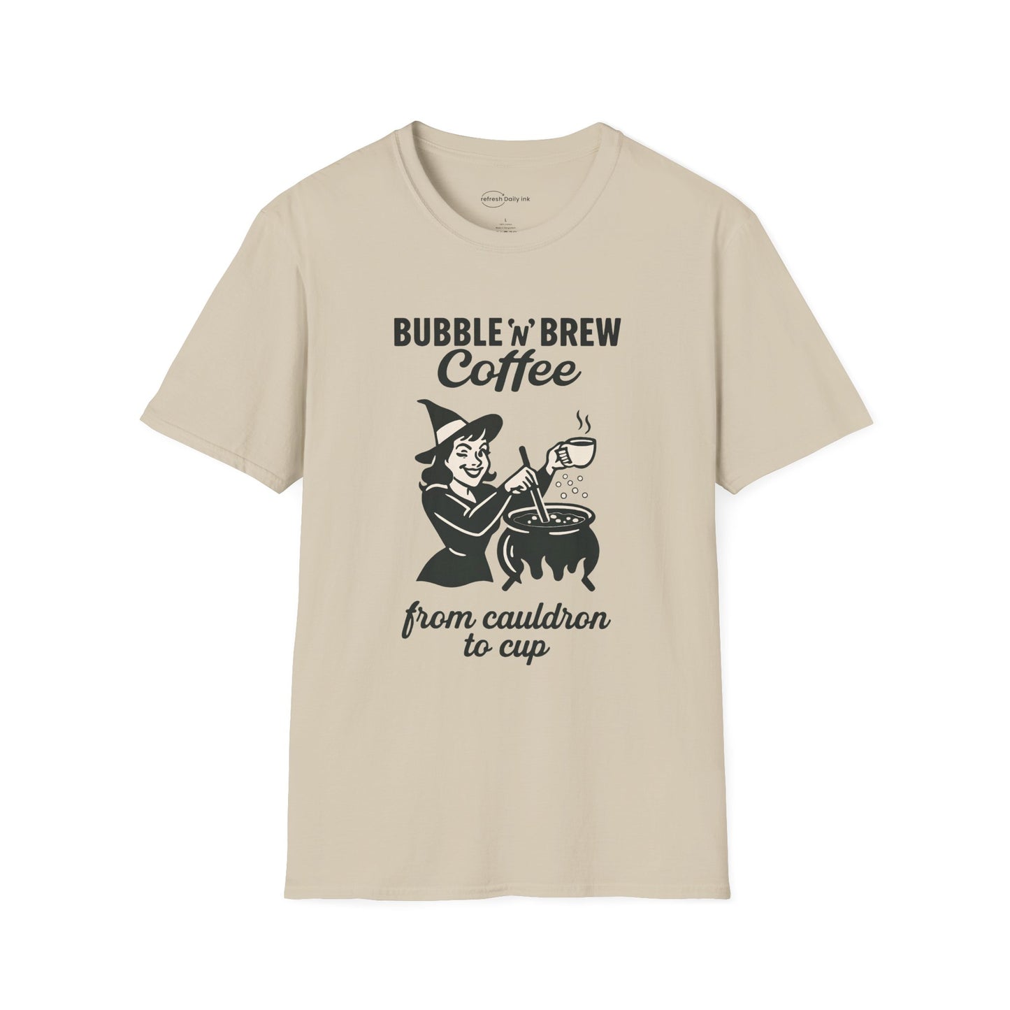 Bubble ‘n’ Brew Coffee Witch T-shirt