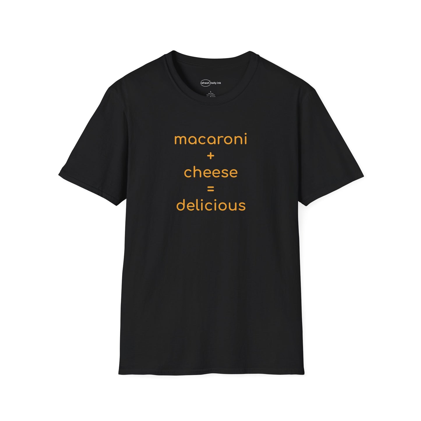 Mac + Cheese = Delicious T-shirt