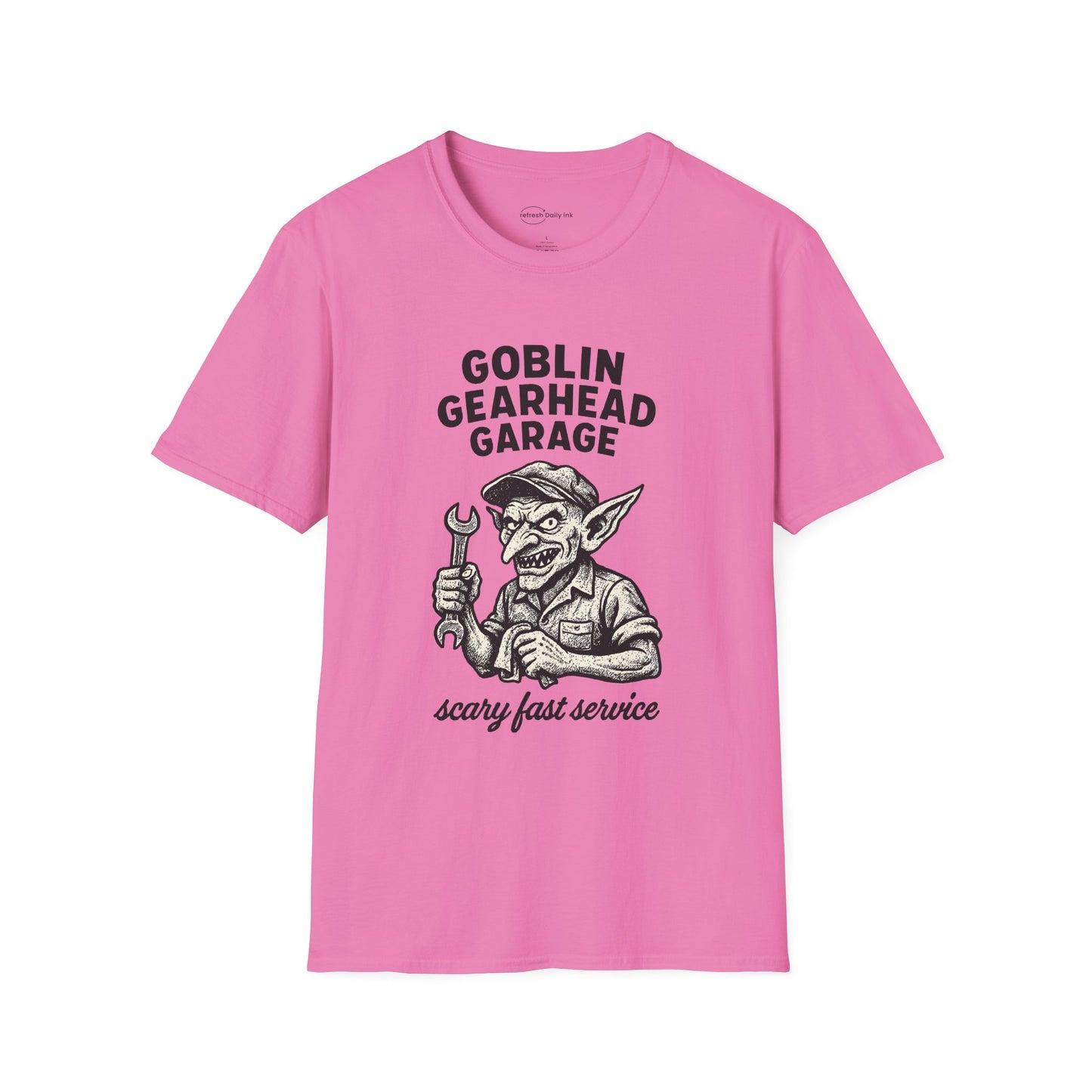 Goblin Gearhead Garage T-shirt