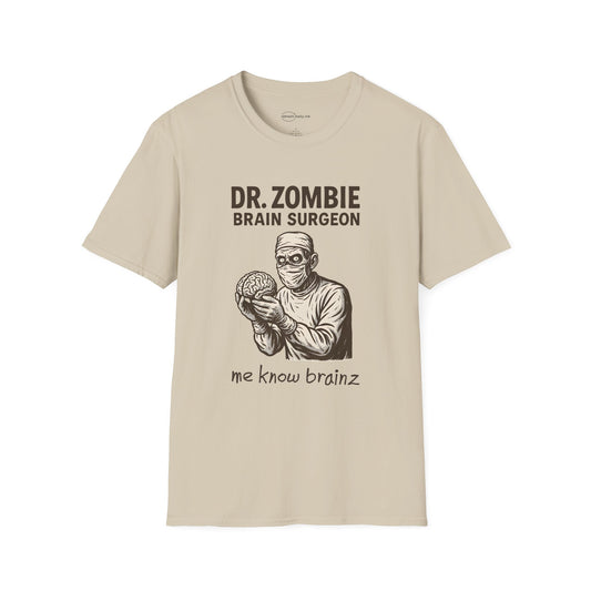 Dr. Zombie Brain Surgeon T-shirt