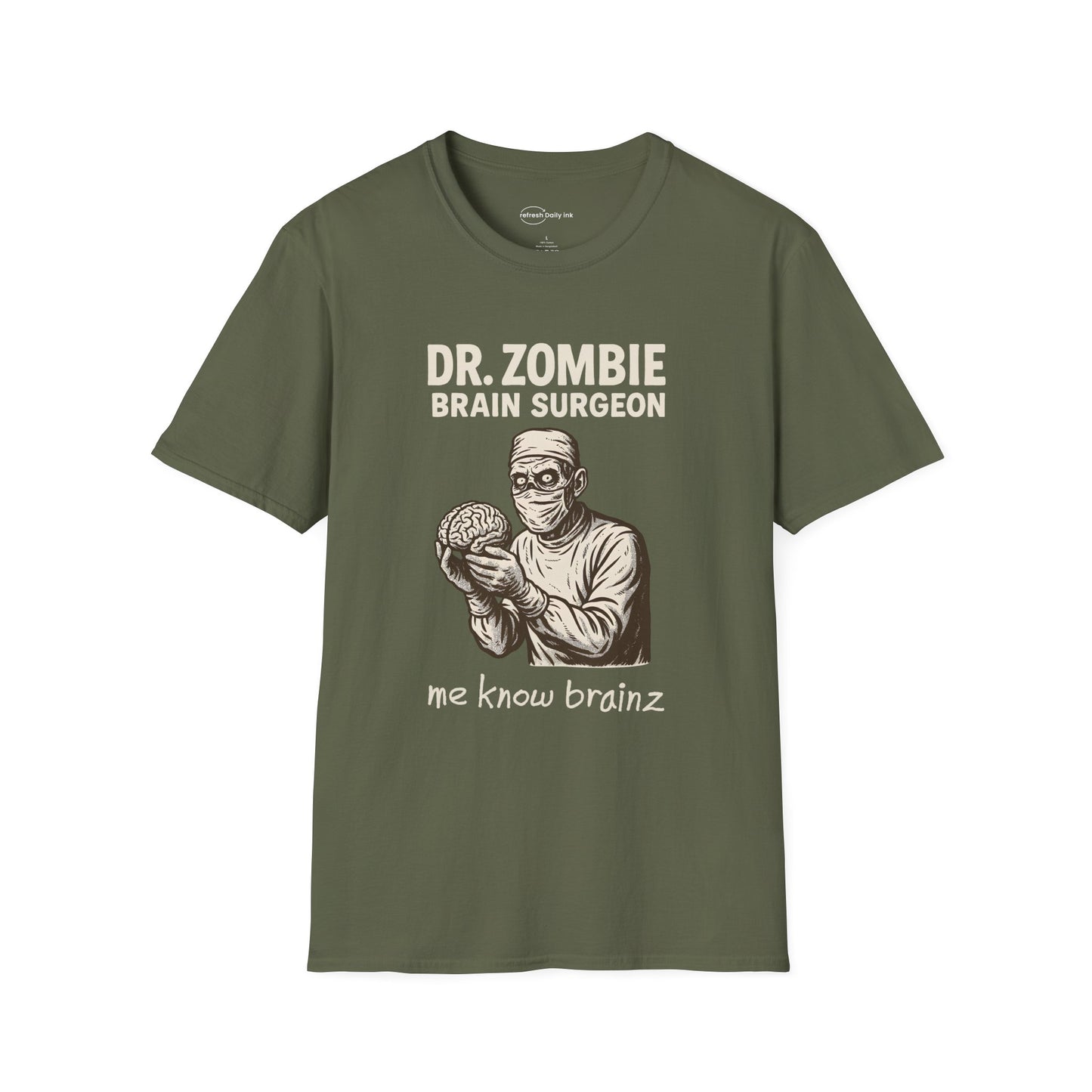 Dr. Zombie Brain Surgeon T-shirt