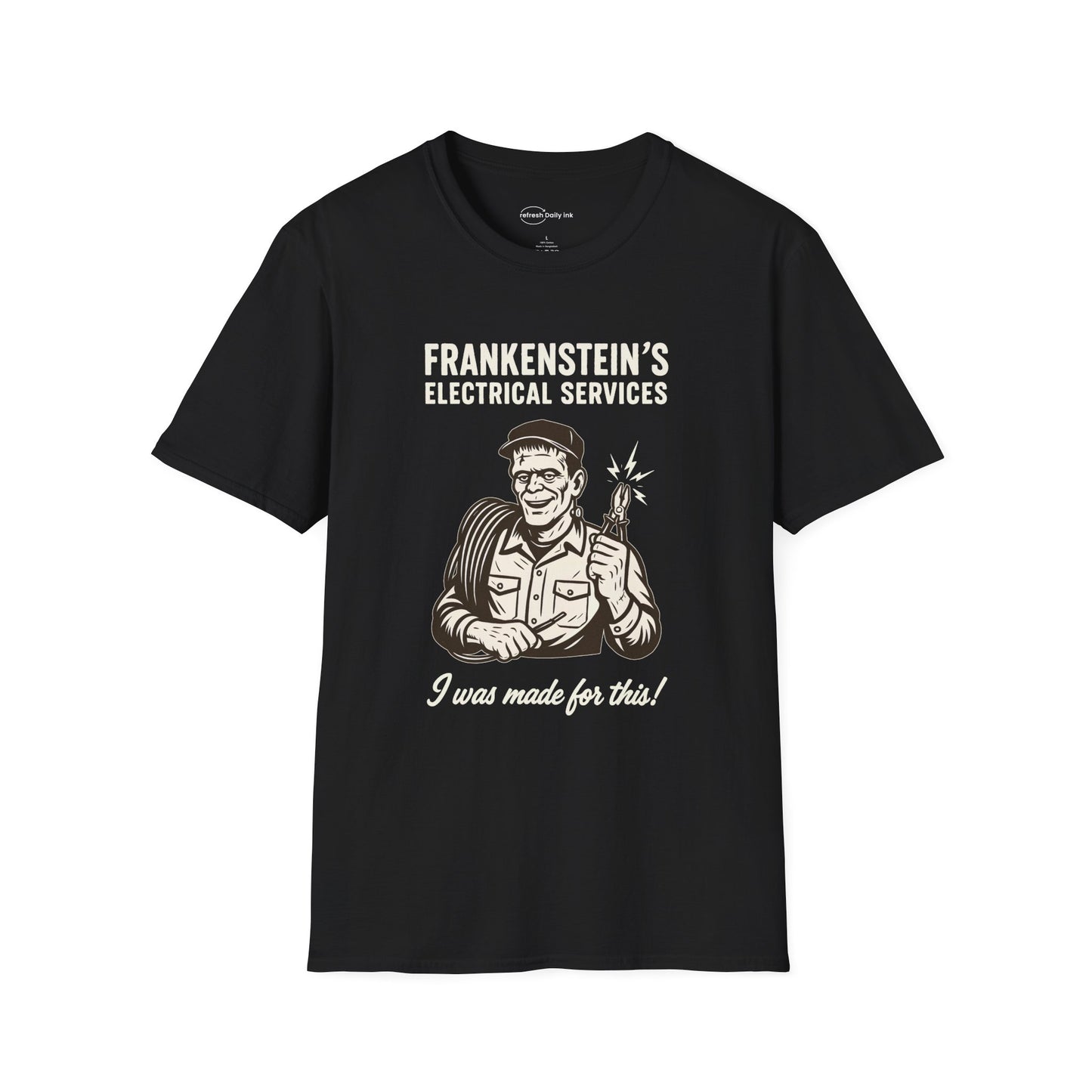 Frankenstein’s Electrical Services T-shirt