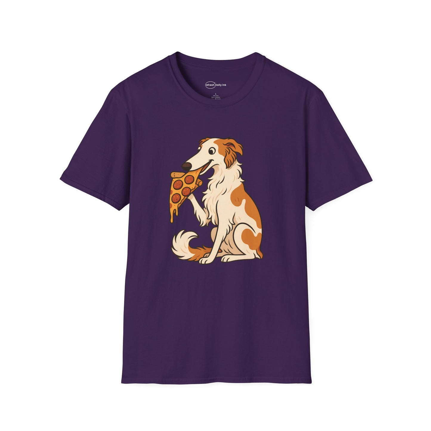 Dog with Pizza T-shirt