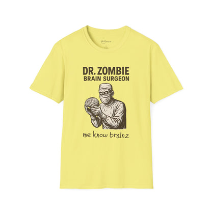 Dr. Zombie Brain Surgeon T-shirt