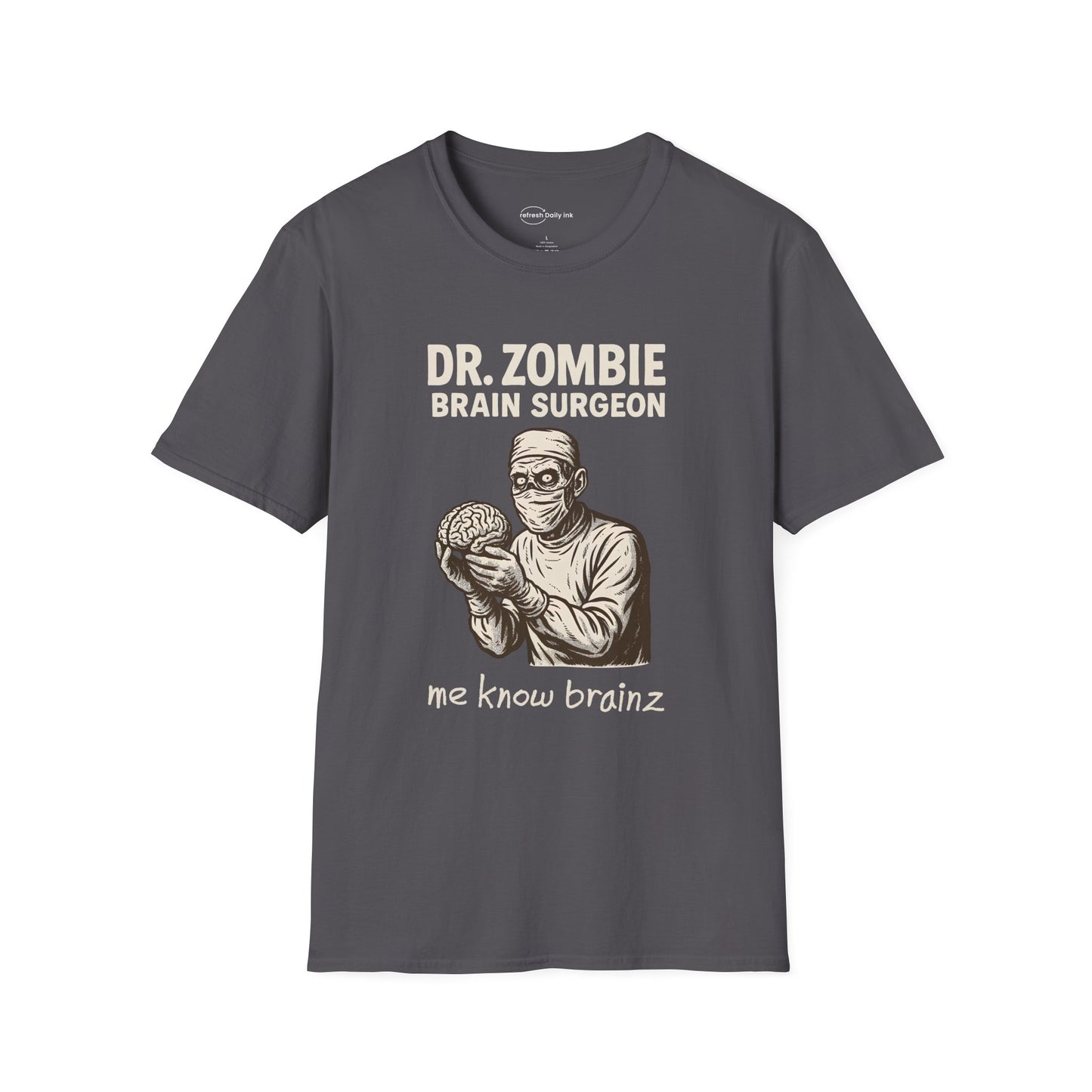 Dr. Zombie Brain Surgeon T-shirt
