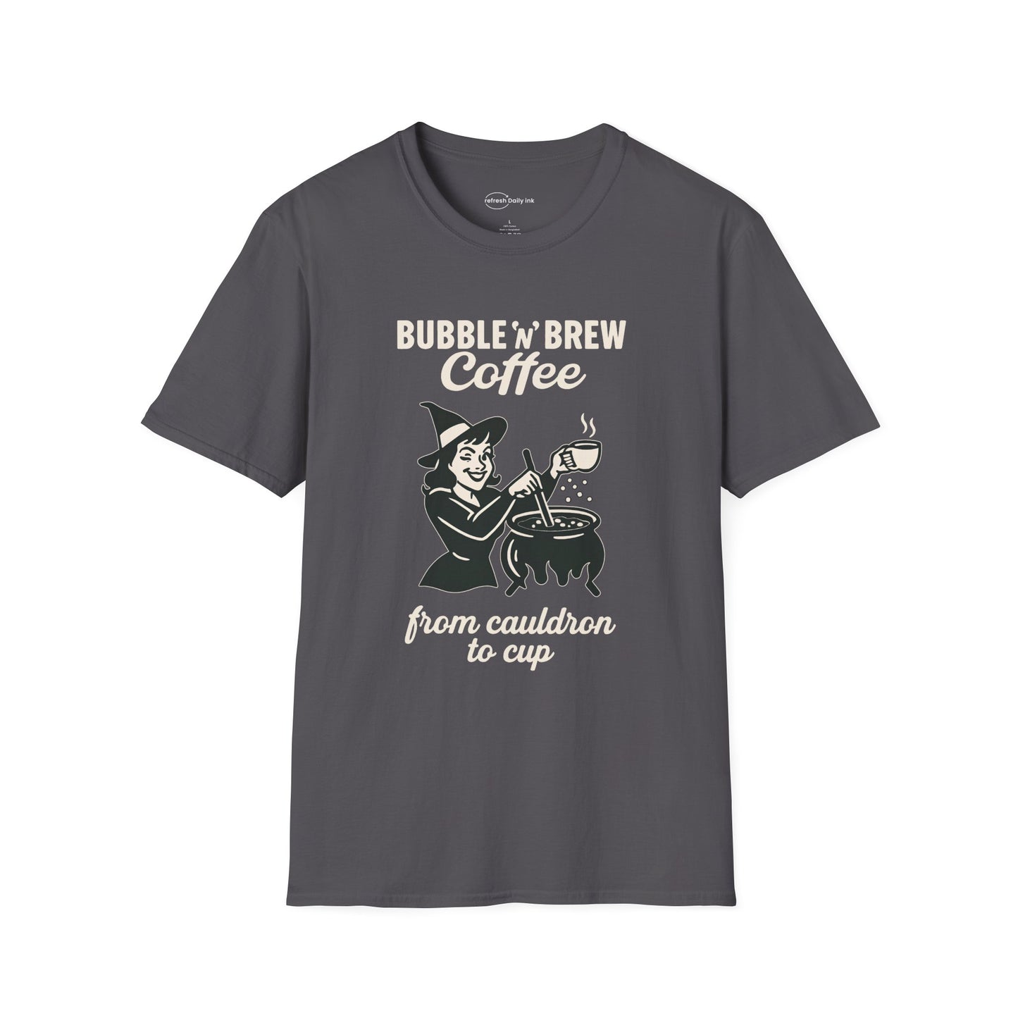 Bubble ‘n’ Brew Coffee Witch T-shirt