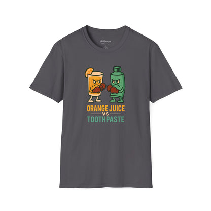 Orange Juice vs Toothpaste T-shirt
