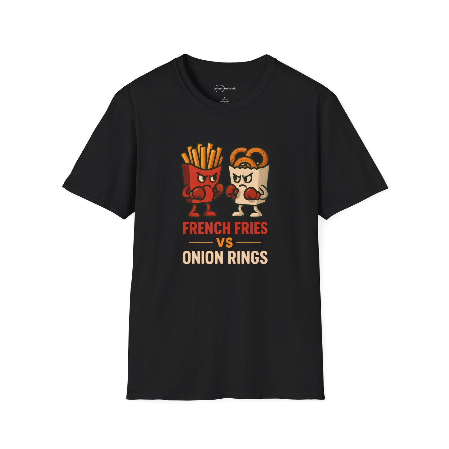 French Fries vs Onion Rings T-shirt