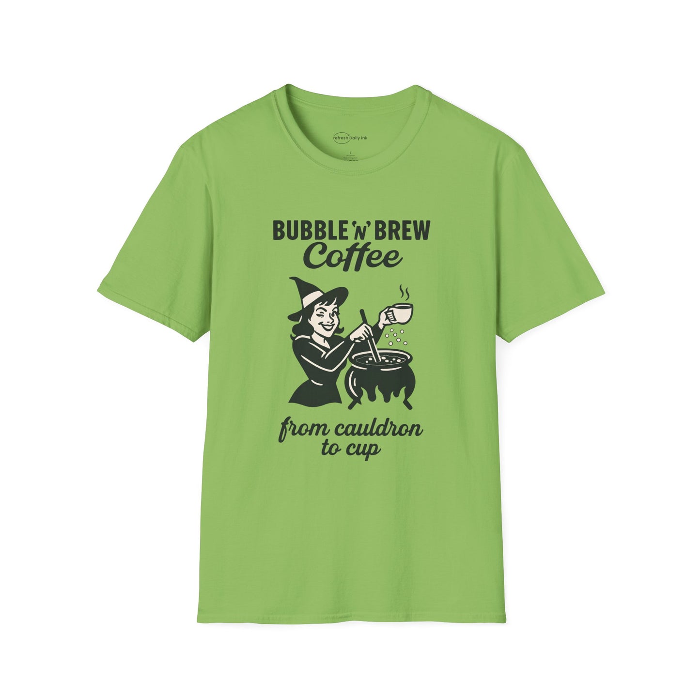 Bubble ‘n’ Brew Coffee Witch T-shirt