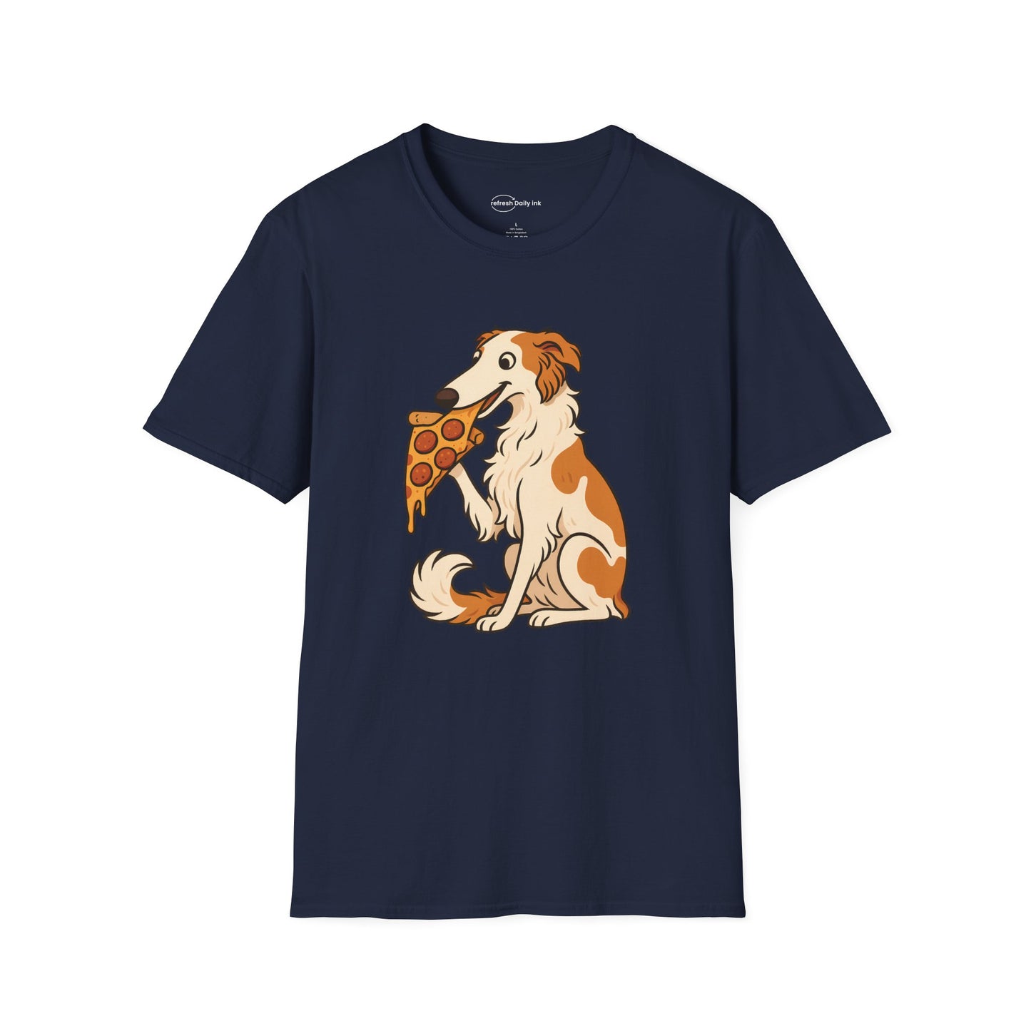 Dog with Pizza T-shirt