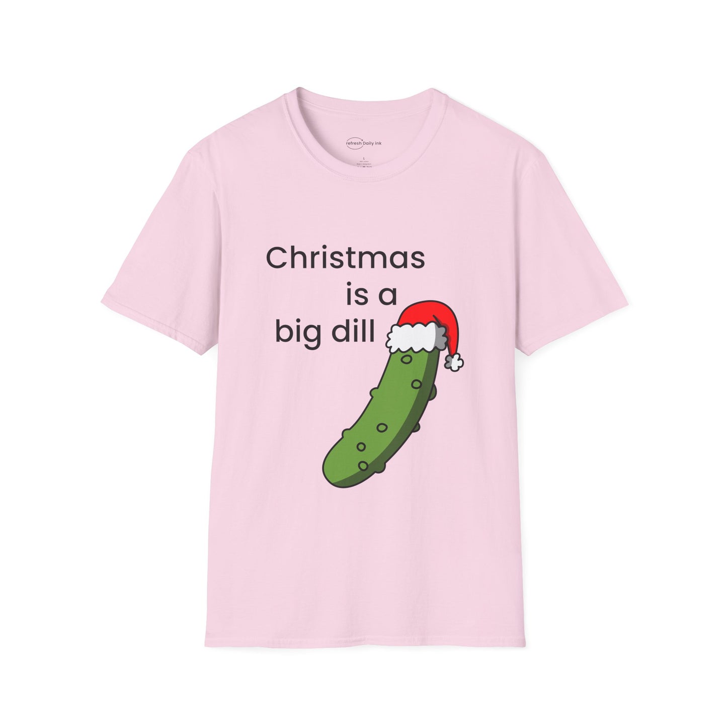 Christmas Pickle with Text T-shirt