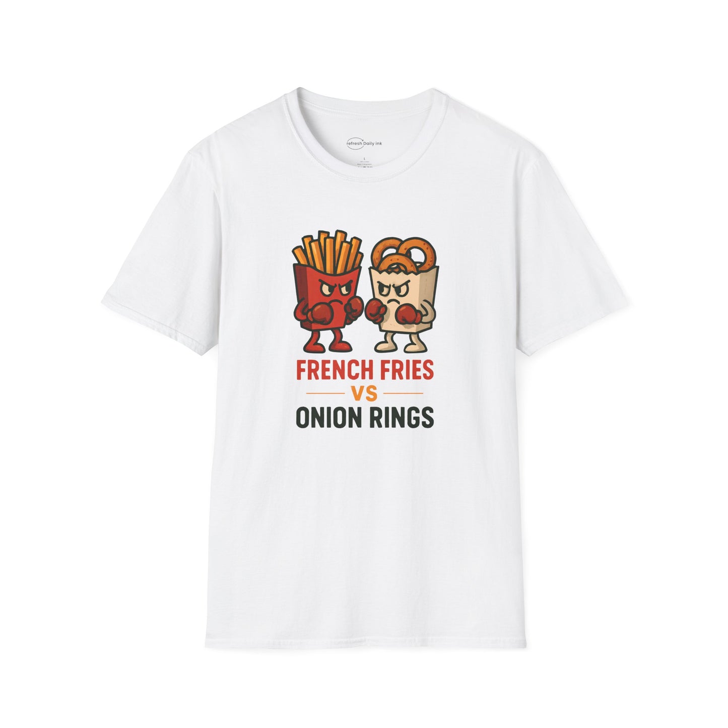 French Fries vs Onion Rings T-shirt