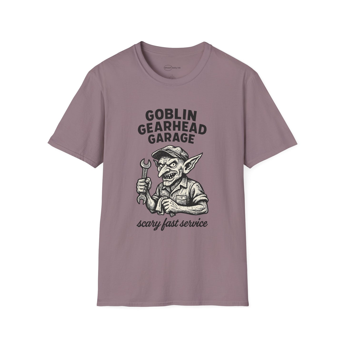 Goblin Gearhead Garage T-shirt