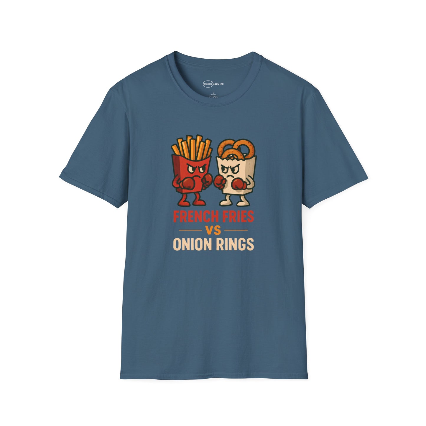 French Fries vs Onion Rings T-shirt