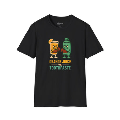 Orange Juice vs Toothpaste T-shirt