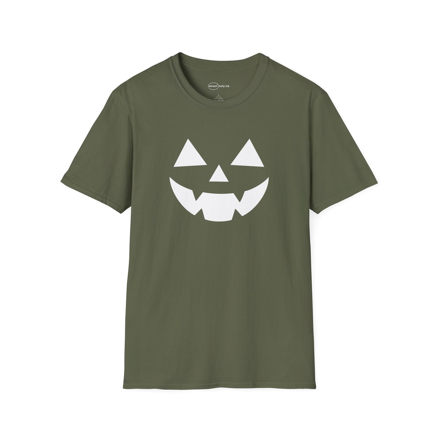 Black or White Jack-o’-lantern Face T-shirt
