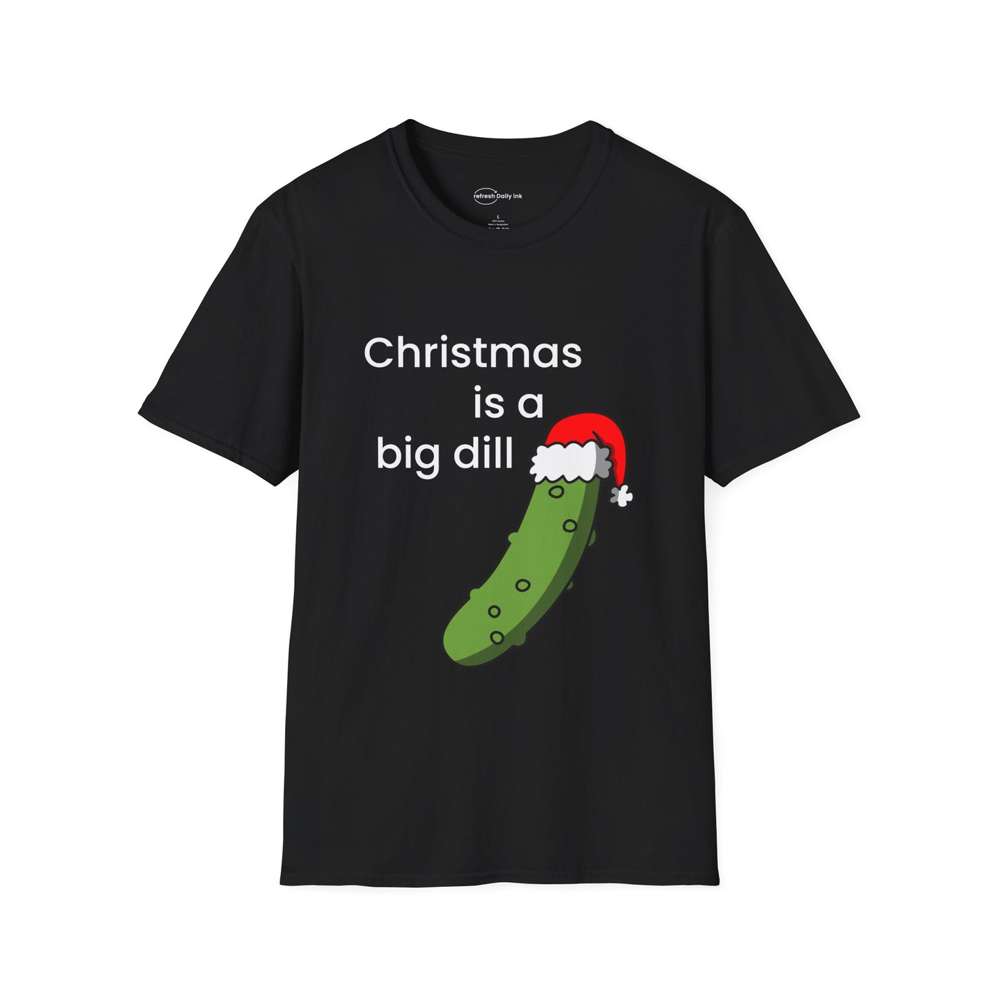 Christmas Pickle with Text T-shirt