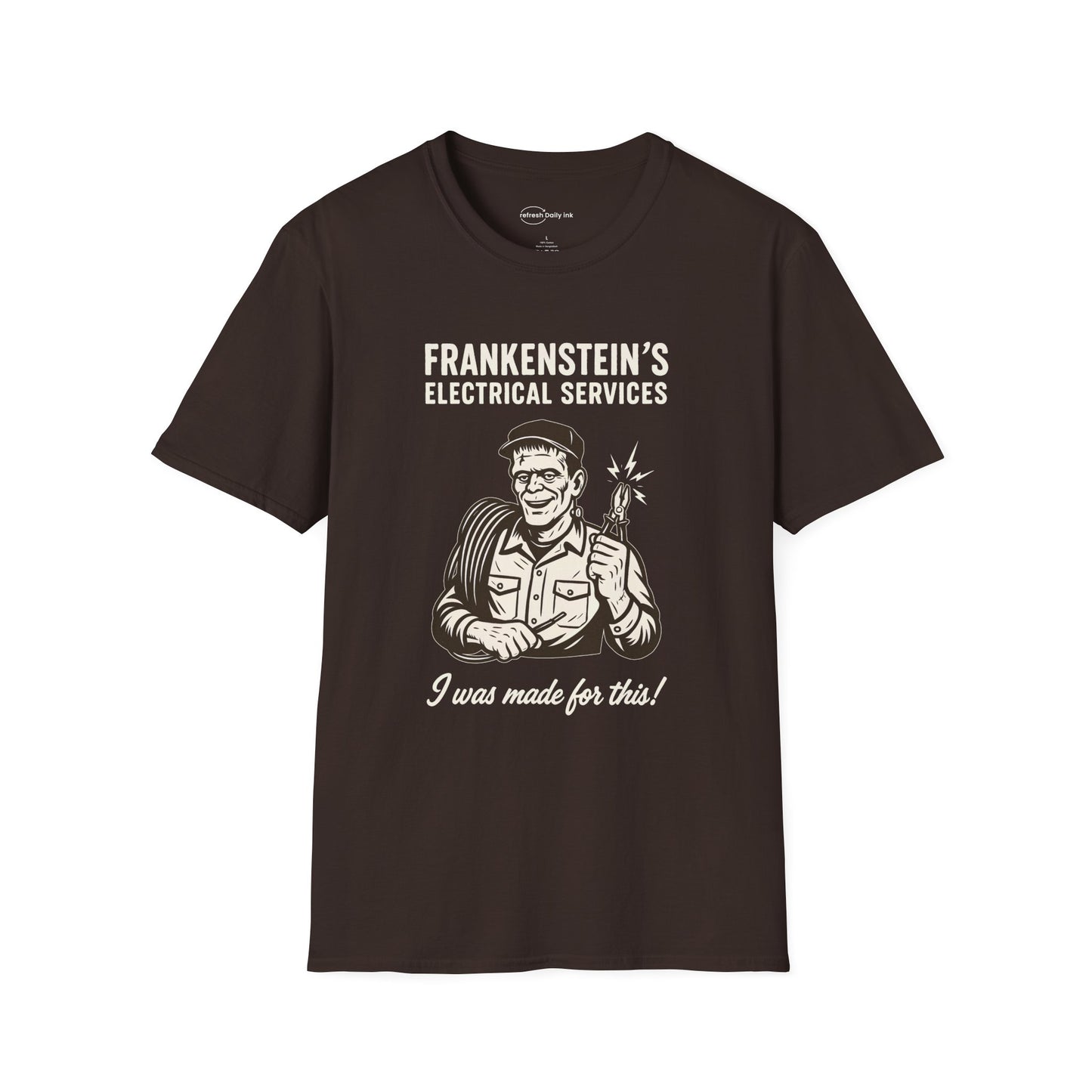 Frankenstein’s Electrical Services T-shirt