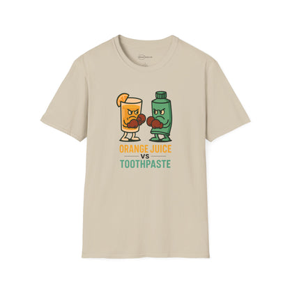 Orange Juice vs Toothpaste T-shirt
