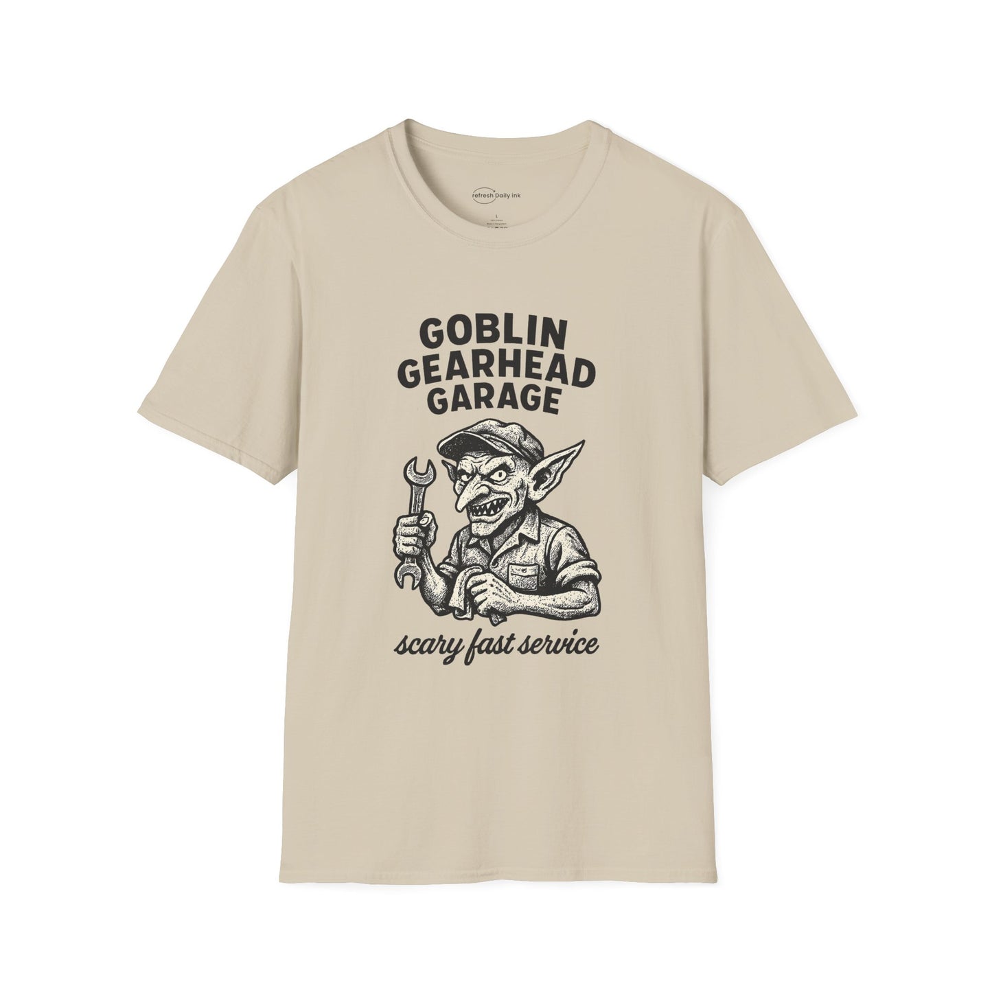 Goblin Gearhead Garage T-shirt