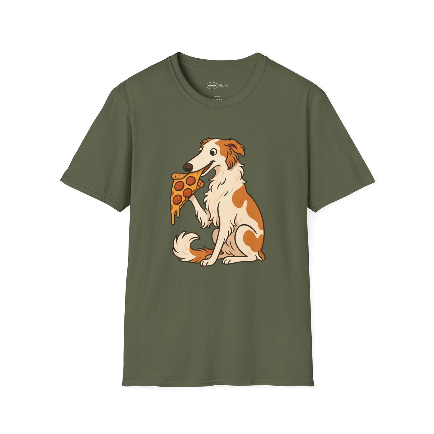 Dog with Pizza T-shirt