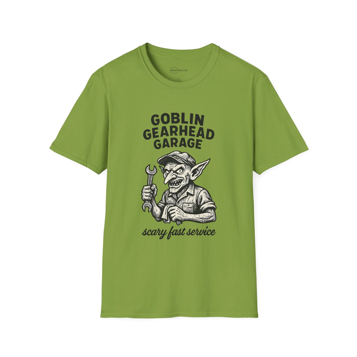 Goblin Gearhead Garage T-shirt