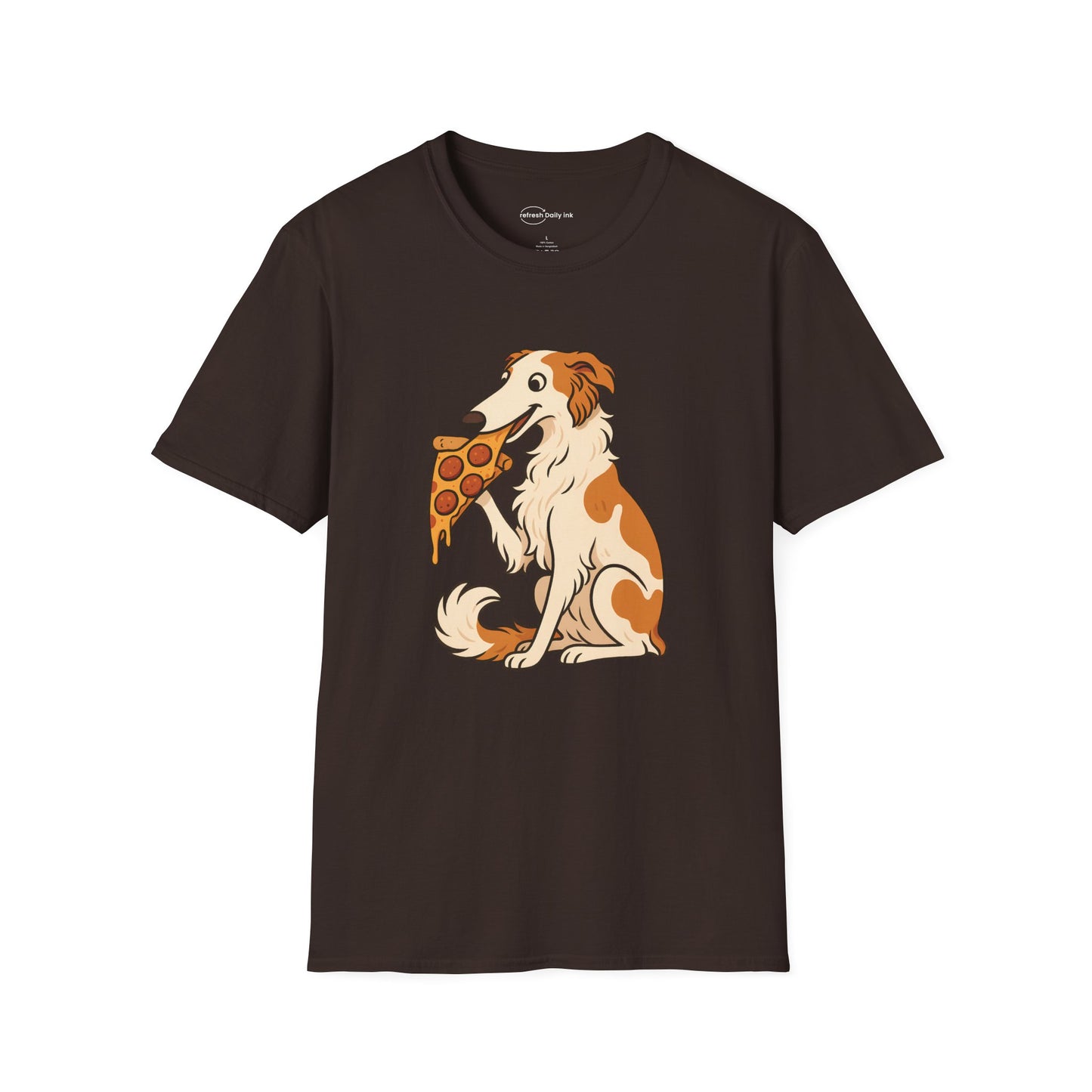 Dog with Pizza T-shirt