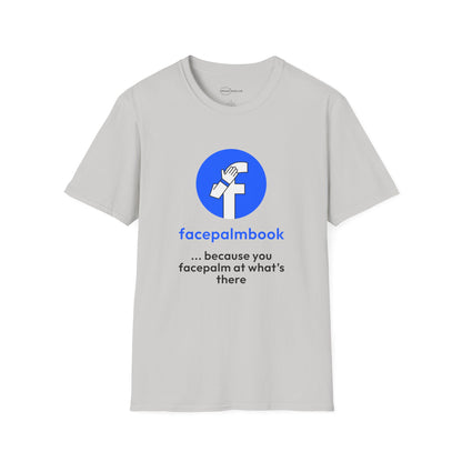 Facepalmbook T-shirt with Slogan